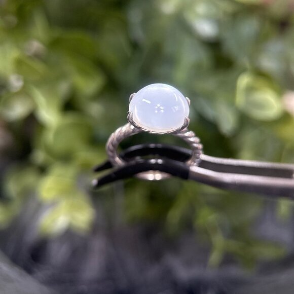 D.Y. 925 Chaceldony Doublet Ring - Picture 4 of 10